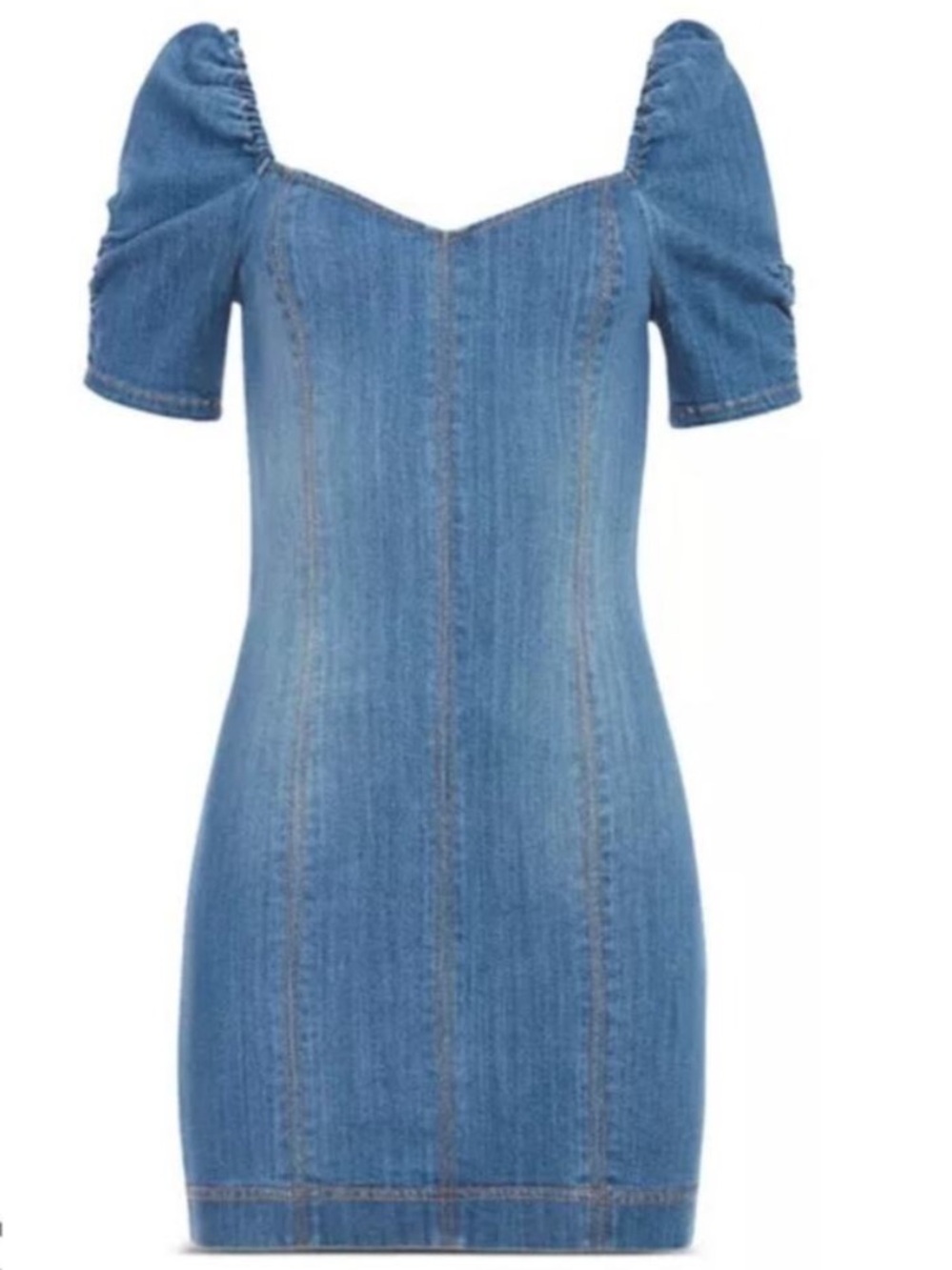 Alice + Olivia Mimi Denim Mini Dress